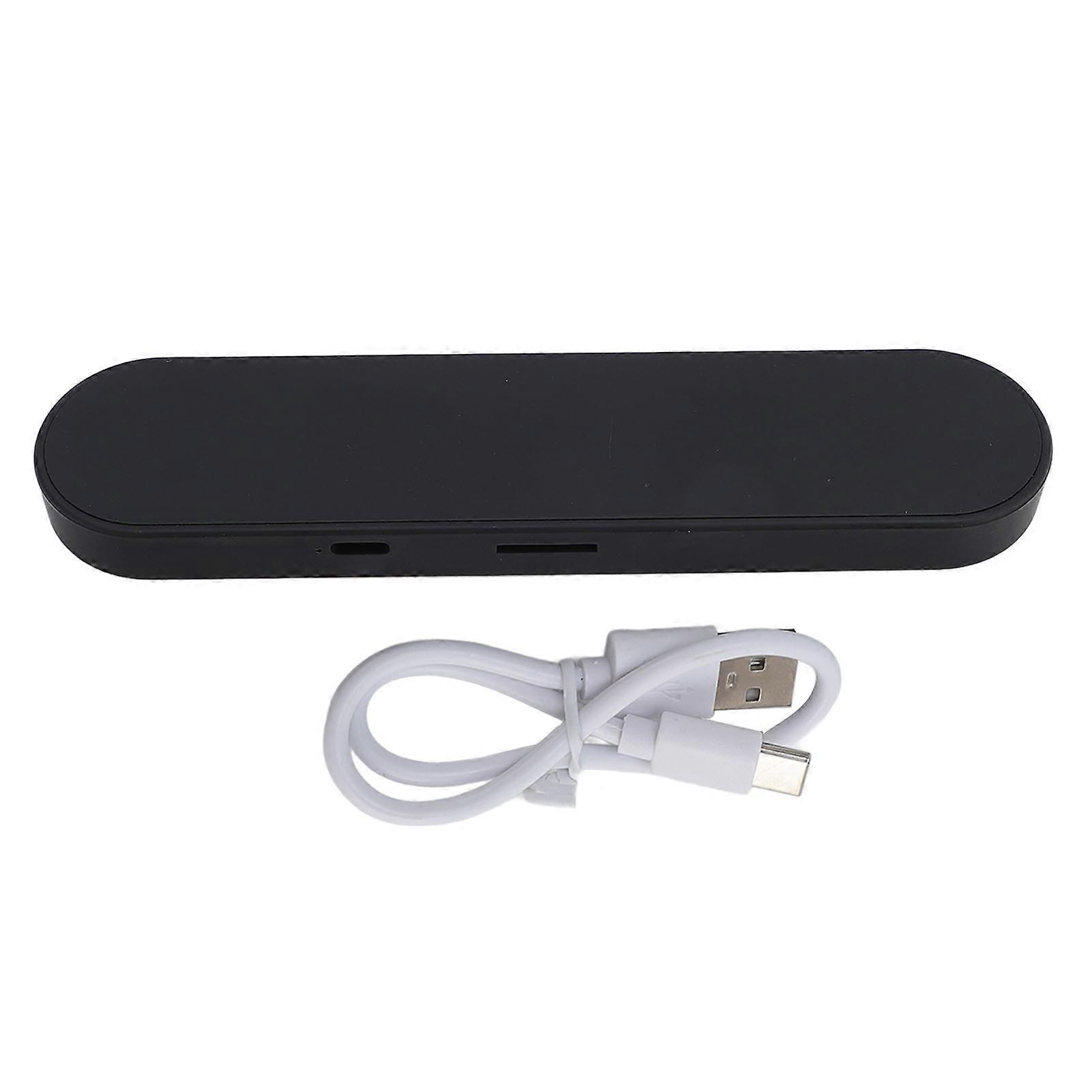 Bluetooth 5.3 Bone Conduction Pillow Speaker with White Noise, 20H Playtime, Black