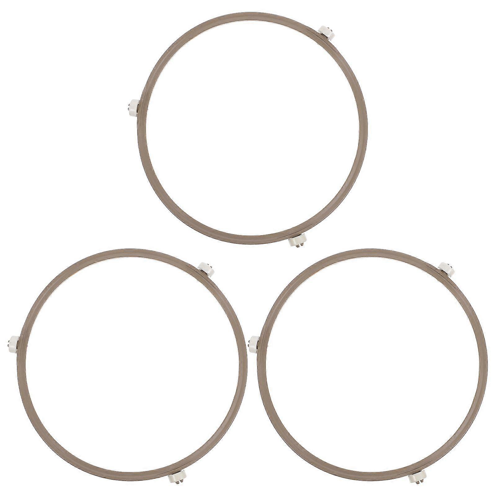 3PCS Microwave Turntable Ring Round Microwave Oven Tray Support Holder Rack