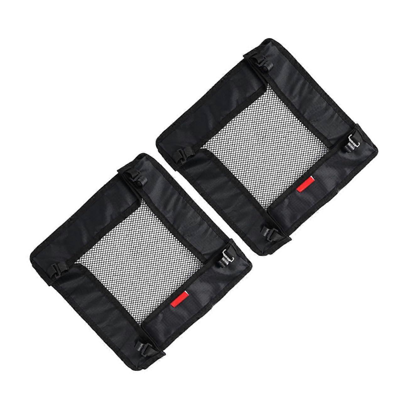 2 Pack Foldable Table Storage Bags Durable Mesh Organizer Collapsible Portable Storage Bin Temporary Camping Trash Can