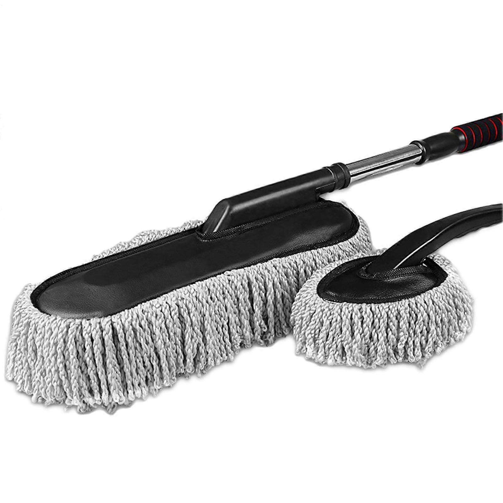 Duster Retractable Dust Collector - Scratch-Free Cleaning Kit, Multi-Mop Tool for Cars, Trucks, Motorcycles, RVs, Gray