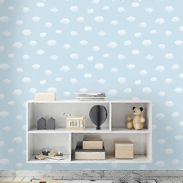 Over the Rainbow Cloudy Sky Wallpaper Holden Blue