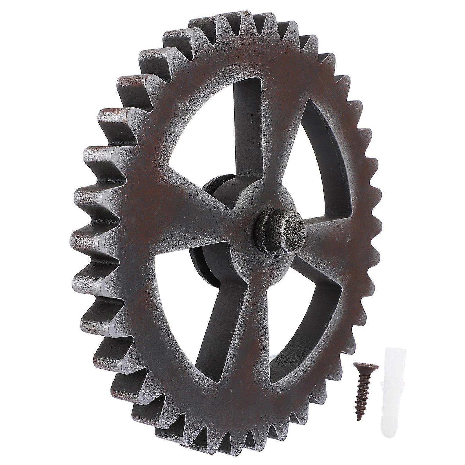 1Pc Retro Gear Wall Decor Unique Ornament Wall Decoration