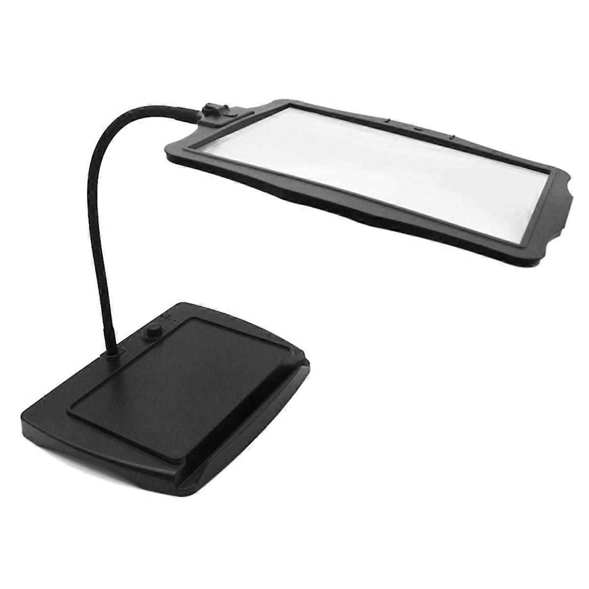 3X Large Rechargeable Magnifying Glass with Light and Stand