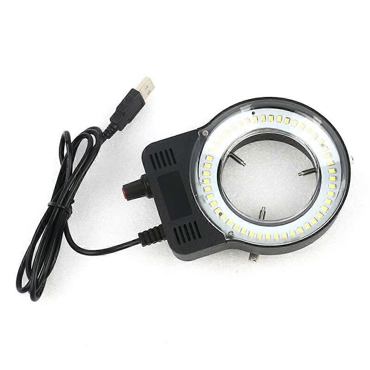 Laboratory Microscope Accessories 48 LED Adjustable Ring Lighting Lamp 110V220V Industry Microscope