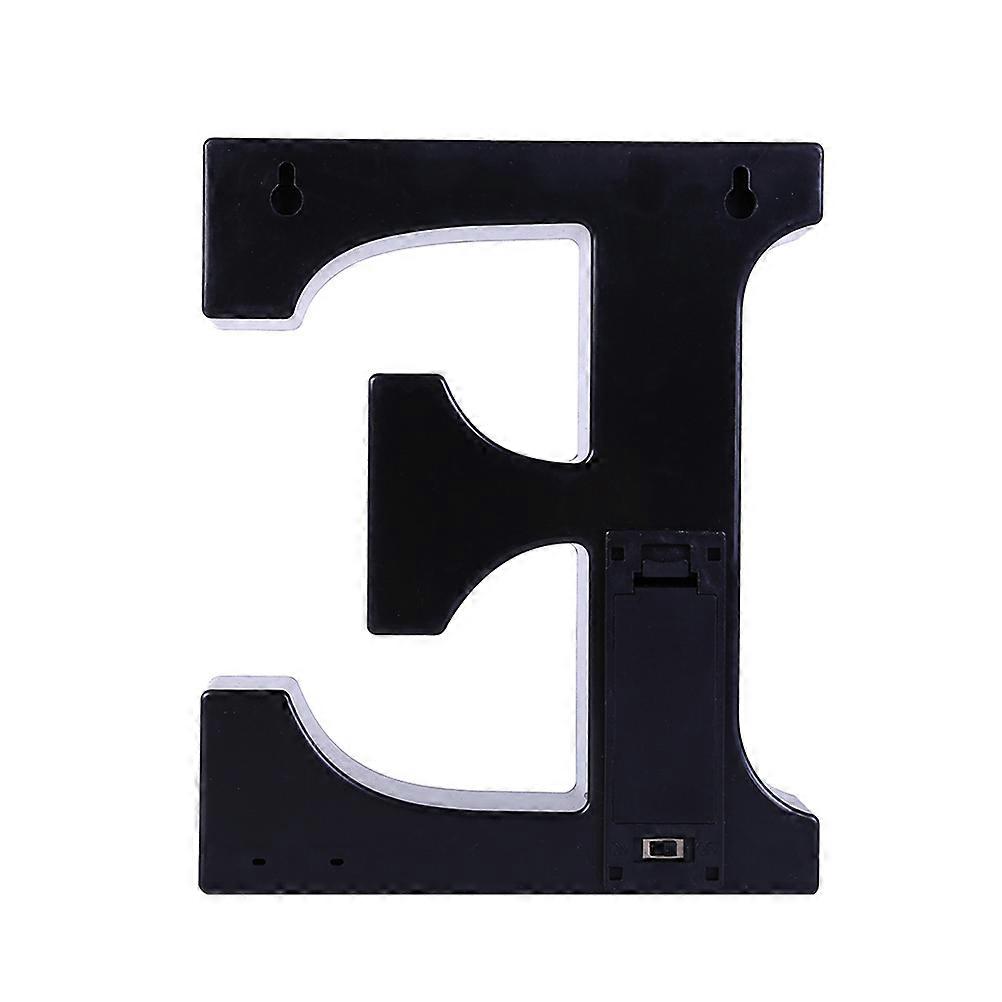 Western Letter Lights Alphabet E Plastic Material Birthday Party 1Set