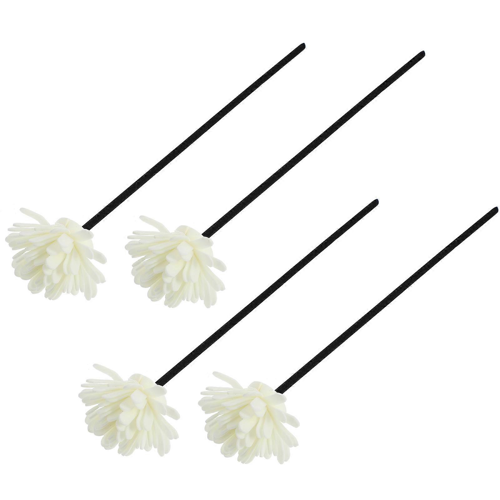 4Pcs Aromatherapy Diffuser Flower Sticks Perfume Accessories