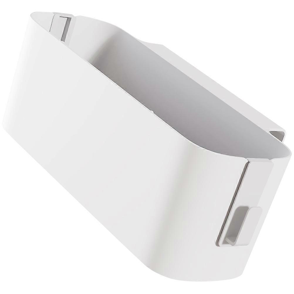 Boîte de rangement suspendue de chevet en PP blanc pour un usage domestique, parfaite pour stocker des collations de téléphone 7,9 « x4,3 » x11,8 »