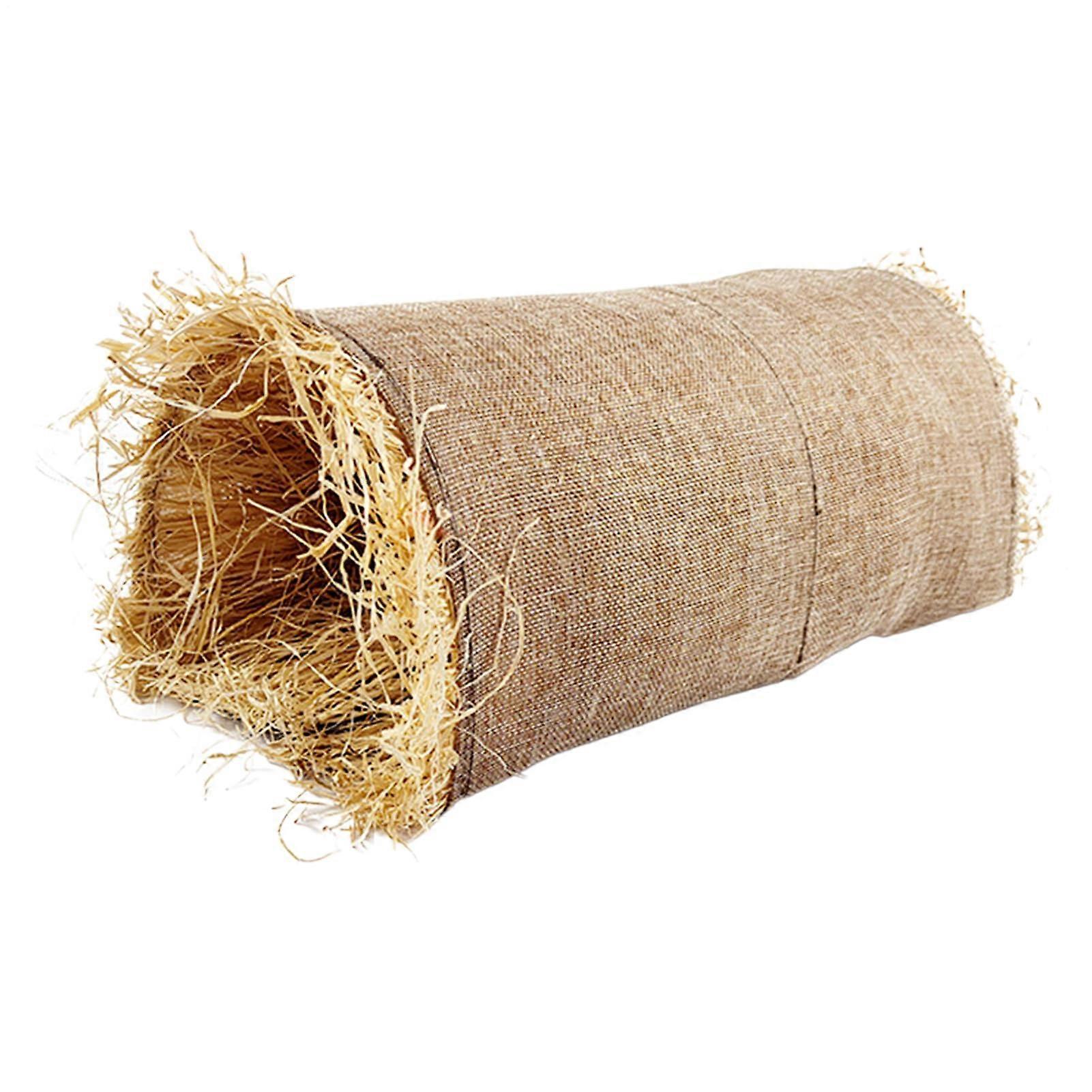 Rabbit House Safe Natural Tunnel for Small Animals Braided Tunnel Soft Space for Resting and Playing Indoors and Outdoors