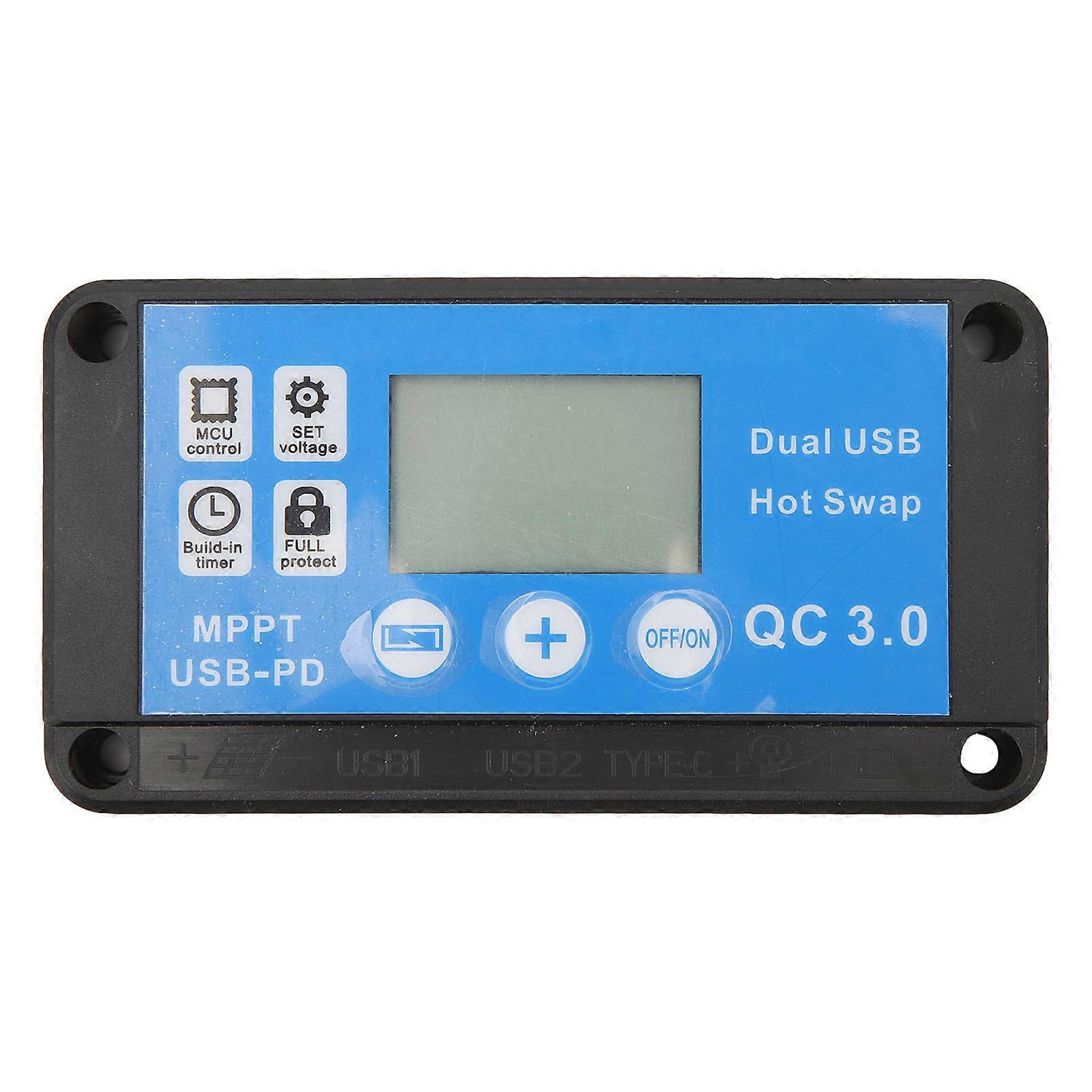 Solar Panel Kit 100w Polysilicon Solar Battery Charger with 30A MPPT Controller Dual USB Port for RV Campers 