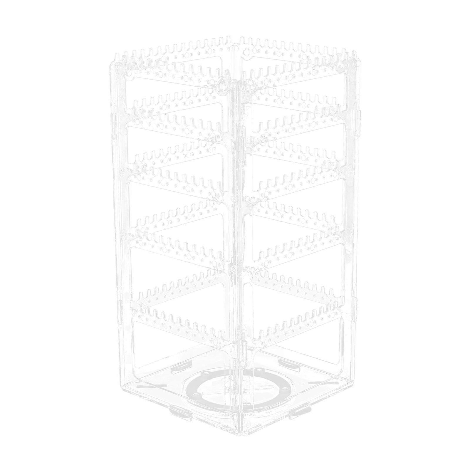 Rotating Design Ear Studs Holder Simple but Practical Women 11.79X5.89X5.89in 1Set