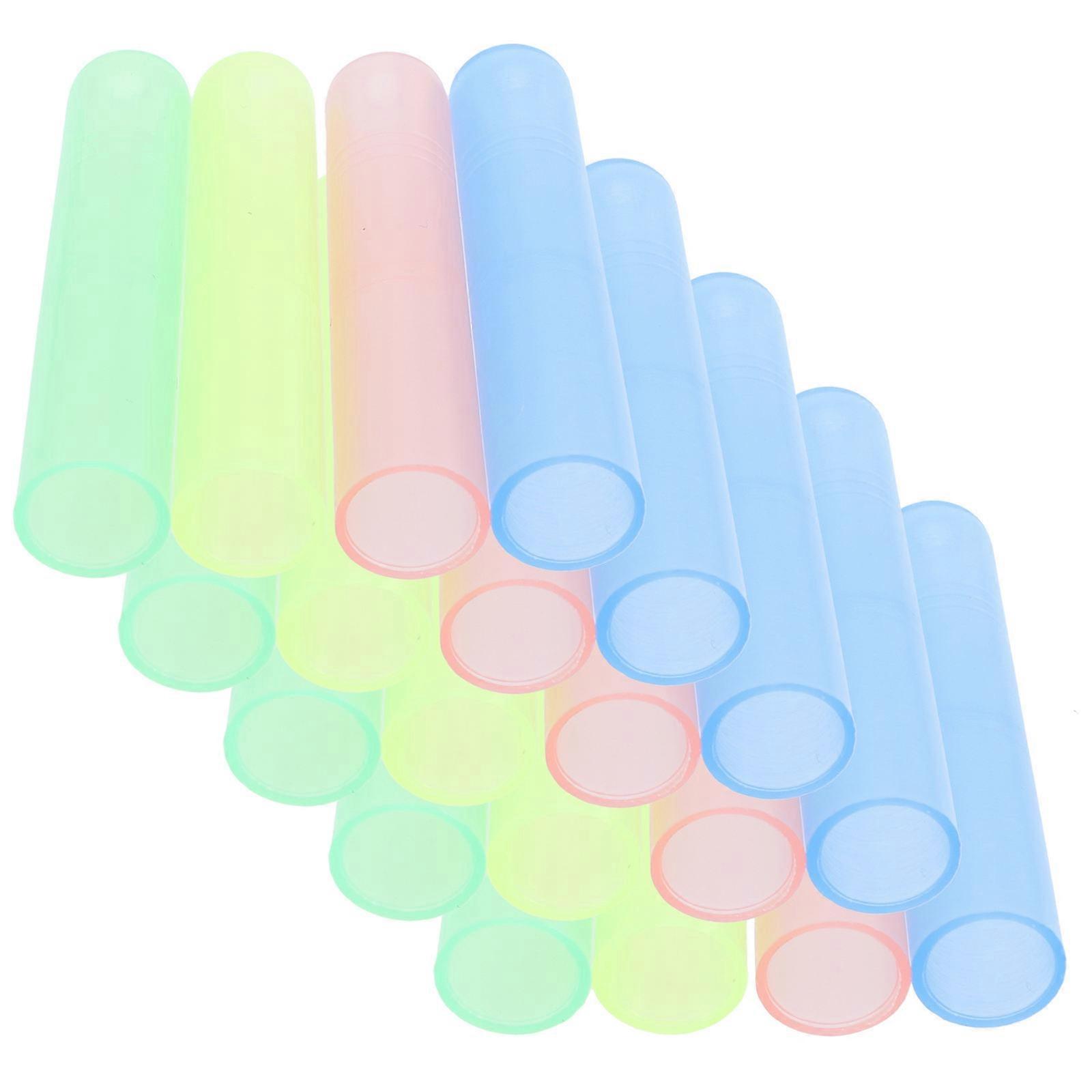 100 pcs Plastic Pencil Caps Protective Covers for Pencil Tips