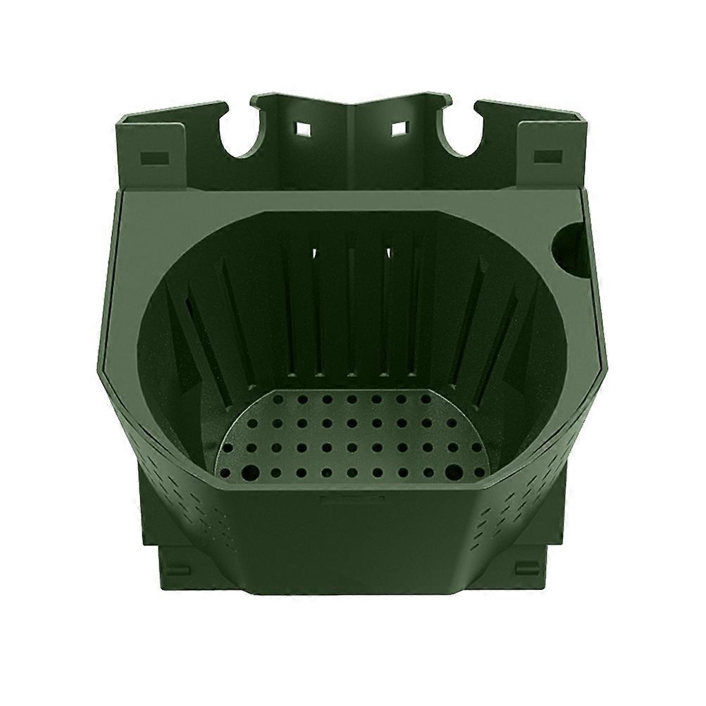 Durable Vertical Hanging Corner Planter – Easy Install Outdoor Flower Pot for Natural Plants – Space Saving Green Wall Container for Garden Decoration