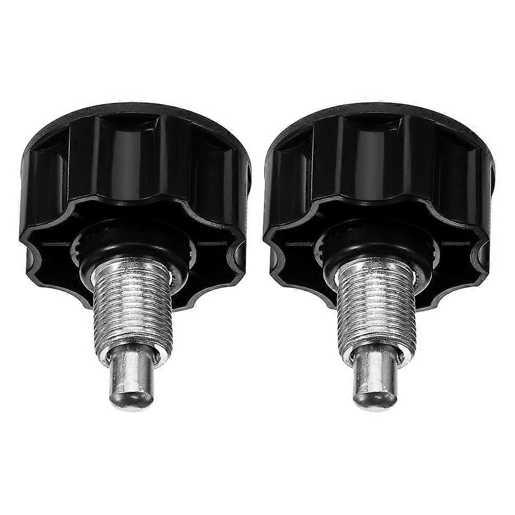 Black ABS Pull Pin Knob for Replacement Easy to Adjust and Set Up Versatile 2 Pcs