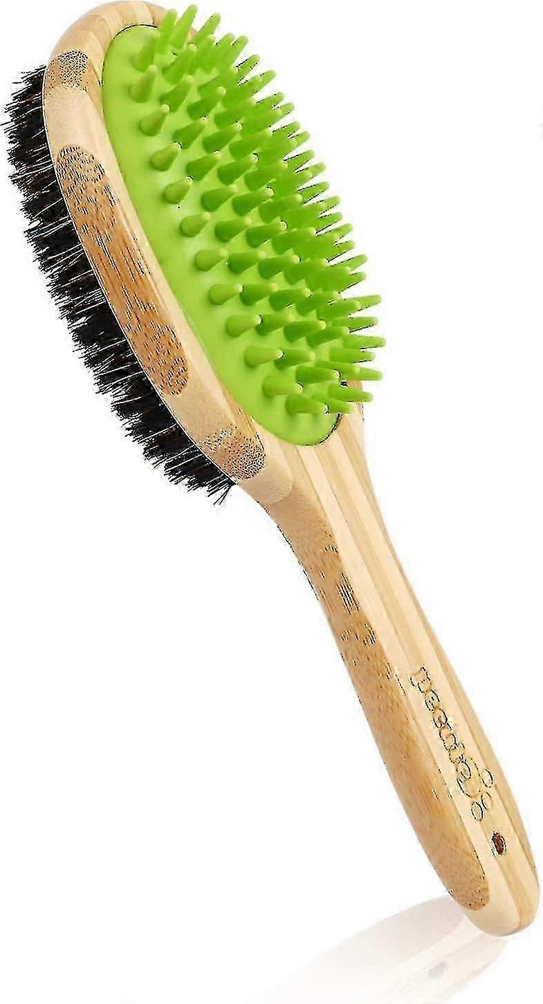 Köpek Kedi Tımar Fırça çift taraflı kauçuk masaj temizleme fırça pet banyo saç çıkarıcı