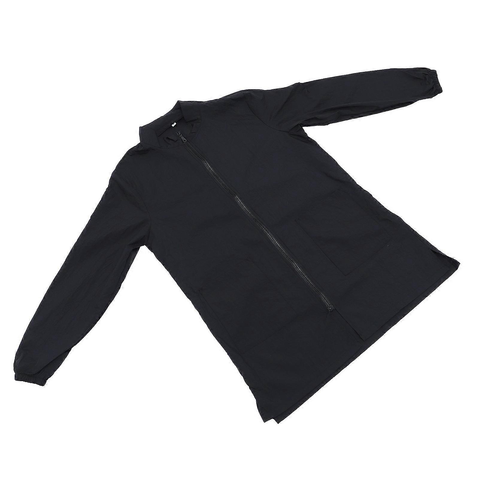 Black Waterproof Nylon Pet Cosmetologist Uniform for Salon Use Suitable for Grooming