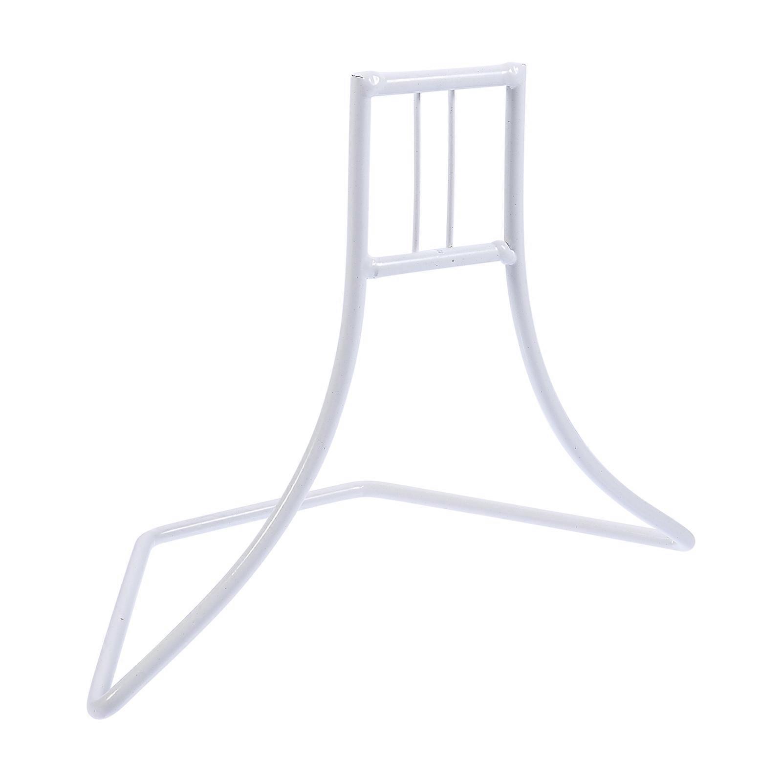 Hamster Wheel Holder 1Pc Iron Hamster Running Wheel Support Rack For Exercise And Pet Playtime 20x16cm White Support 1Pcs