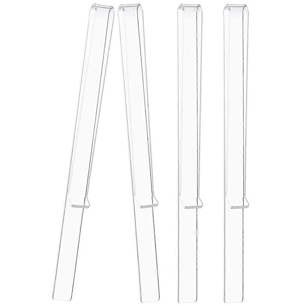 Clear Acrylic Music Page Clips 2 Pairs, Transparent Sheet Music Holders for Easy Reading and Organization