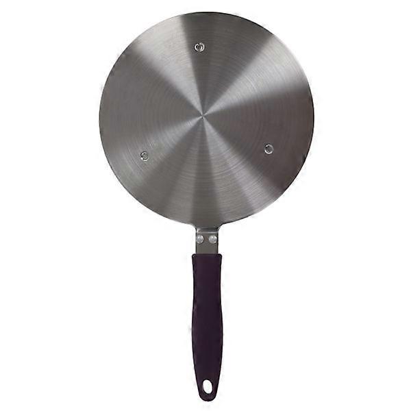 الفولاذ المقاوم للصدأ التعريفي محول لوحة الناشر الحراري مع مقبض الأرجواني ملحقات المطبخ لوعاء الحديد