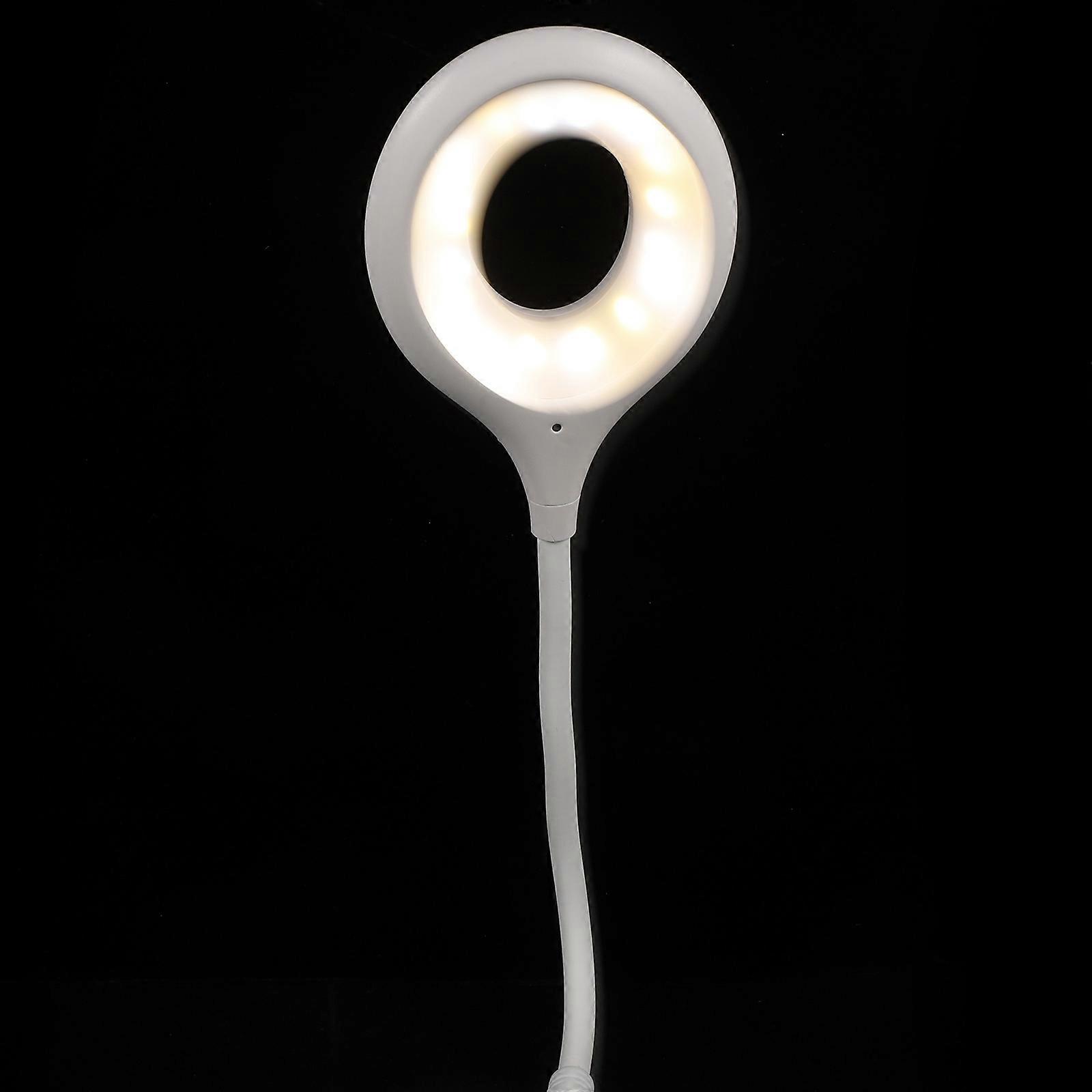 Usb Powered Gooseneck Lamp With Voice Activated Light For Bedside Reading Adults 30.00X8.00X2.00Cm Flexible Hose 1Set
