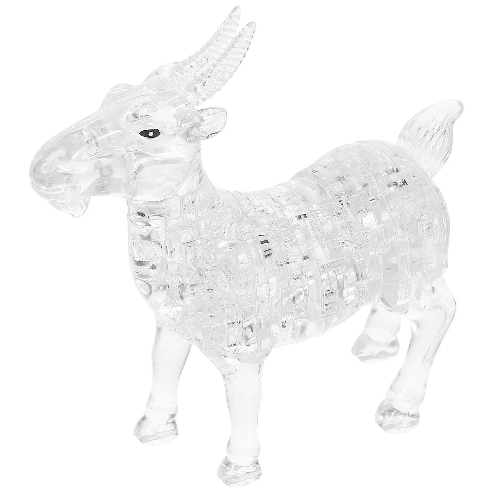 3d Crystal Jigsaw Puzzle Goat 3d Goat Crystal Jigsaw Puzzle For Kids Age 12 And Up Funny Decoration