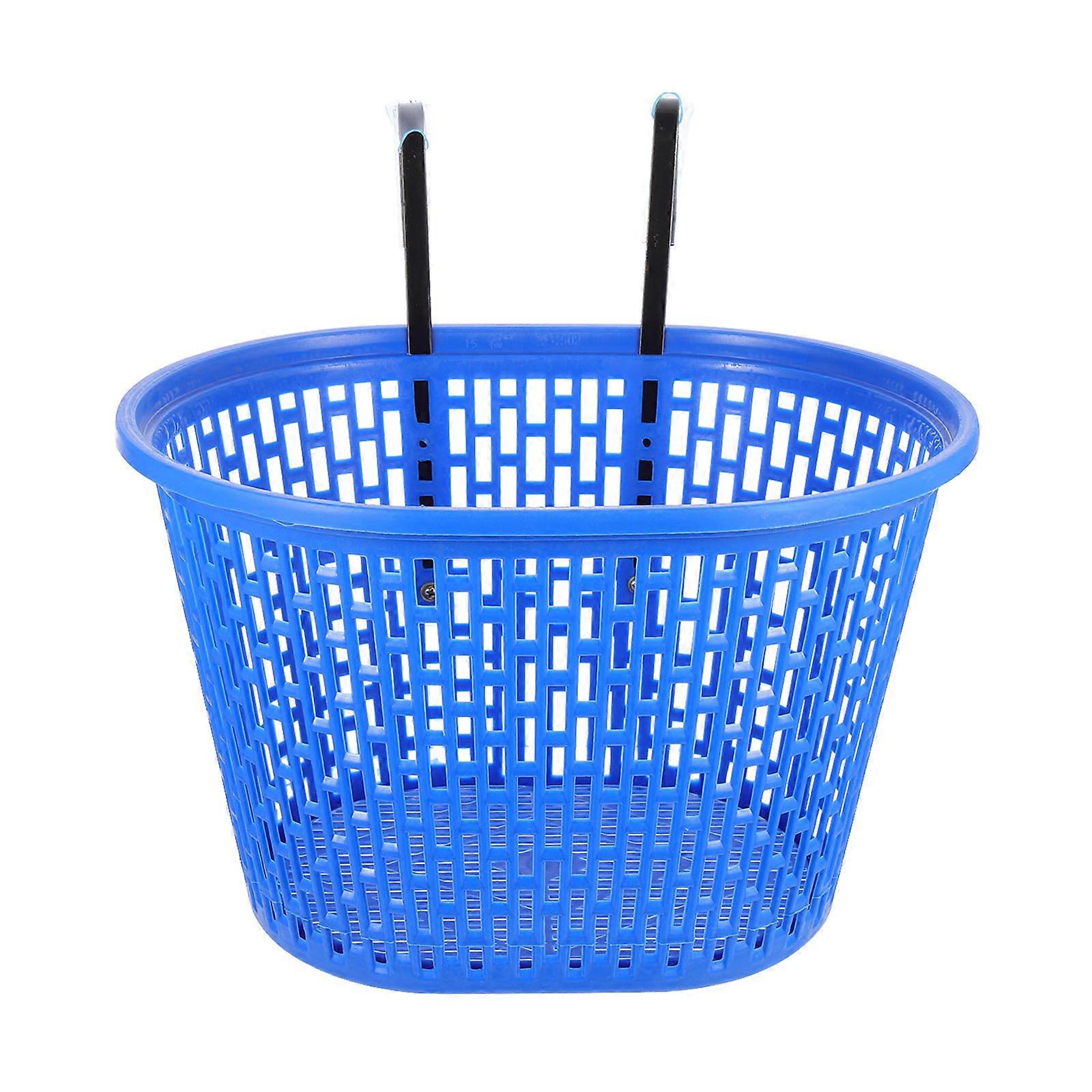 Bike Basket Fast Release Bicycle Accessories Daily Use Rectangular Simple Design Wear-Resistant 1Pack