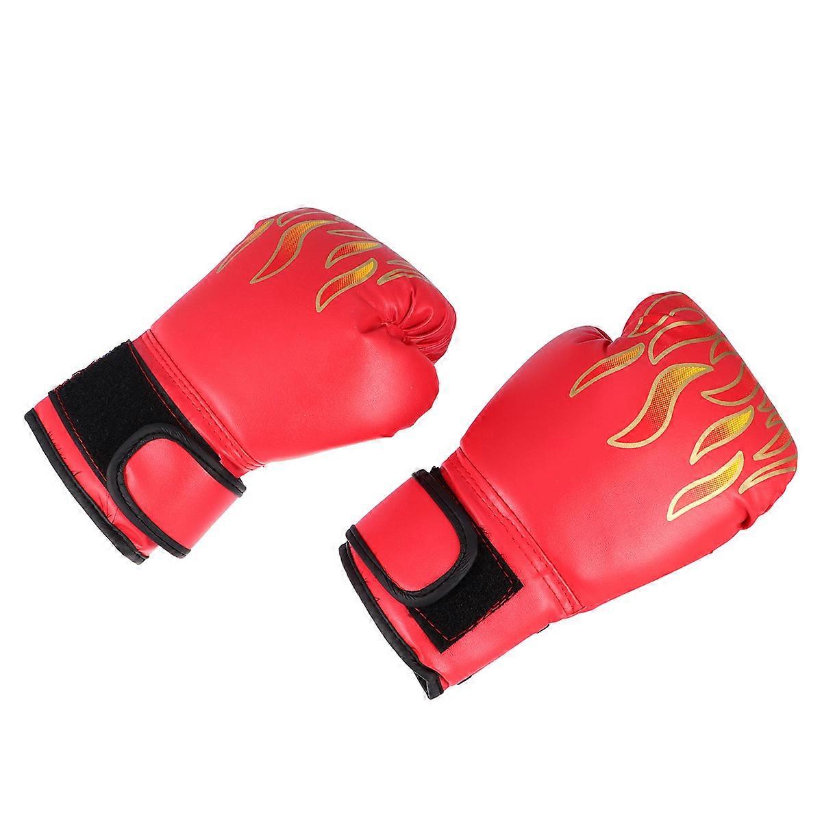 Junior Boxing Gloves Protective Gear For Sparring Sessions Red 1 Pair