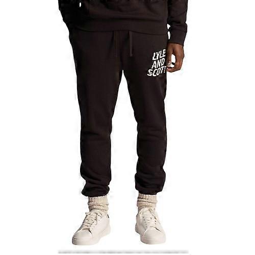 Lyle & Scott Mens Ripple Logo Jogging Bottoms