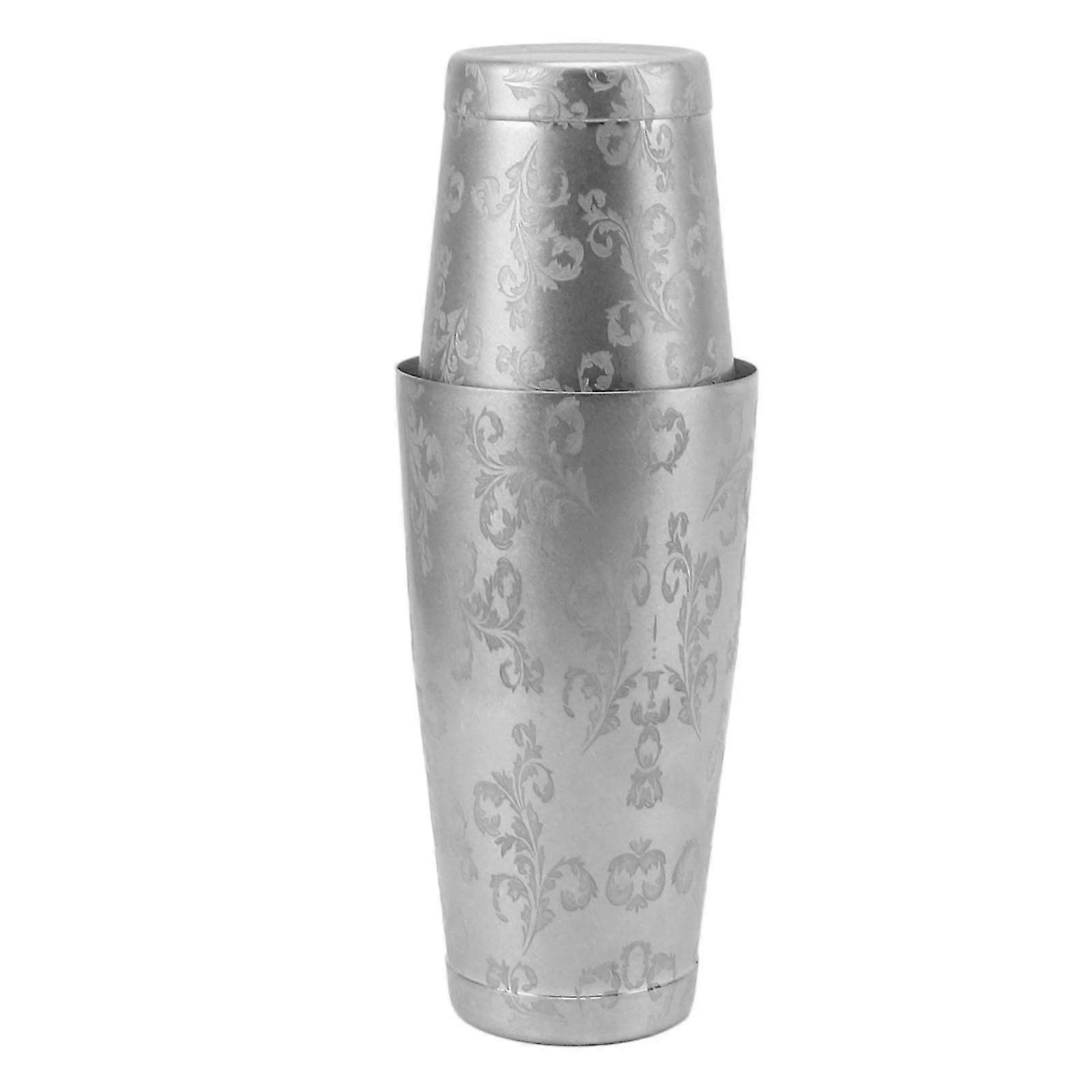 Stainless Steel Cocktail Shaker Set - Boston Shaker Tins for Home Bar Bartending & Drink Mixing - Professional Bartender Tools