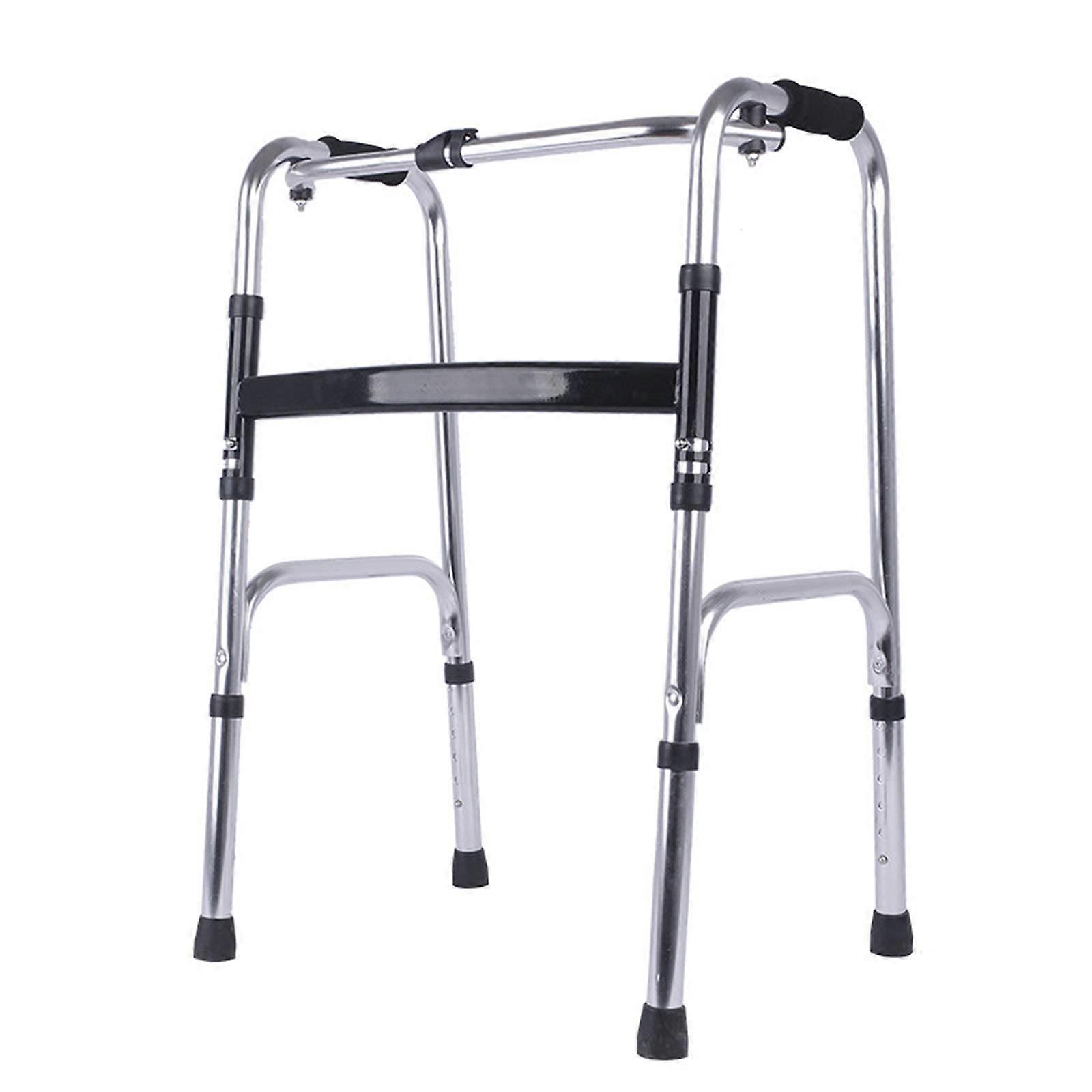 Walking Frame Rollators Walker Aluminum Alloy Elderly Booster Assistive Frame Is Suitable For Elderly People With Disabilities