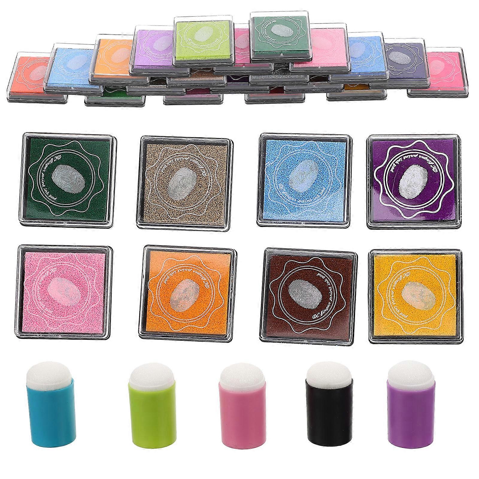 DIY Painting Sponge Sealing Supplies Set For Preschool Kids Craft Activities Plastic And Foam Material 1 Set