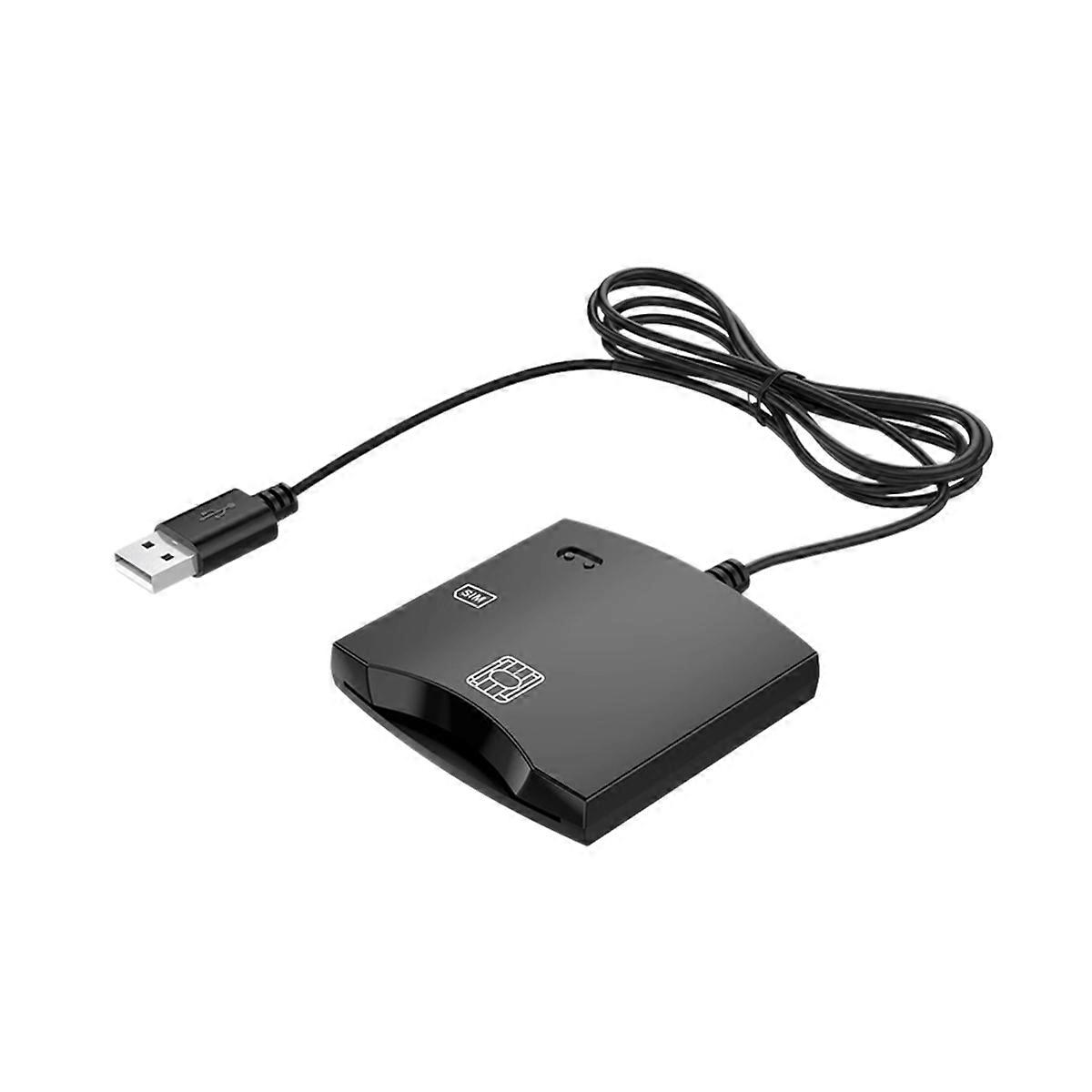 USB Smart Card Reader CAC Bank Card ATM Tax Payment IC Card SIM Card