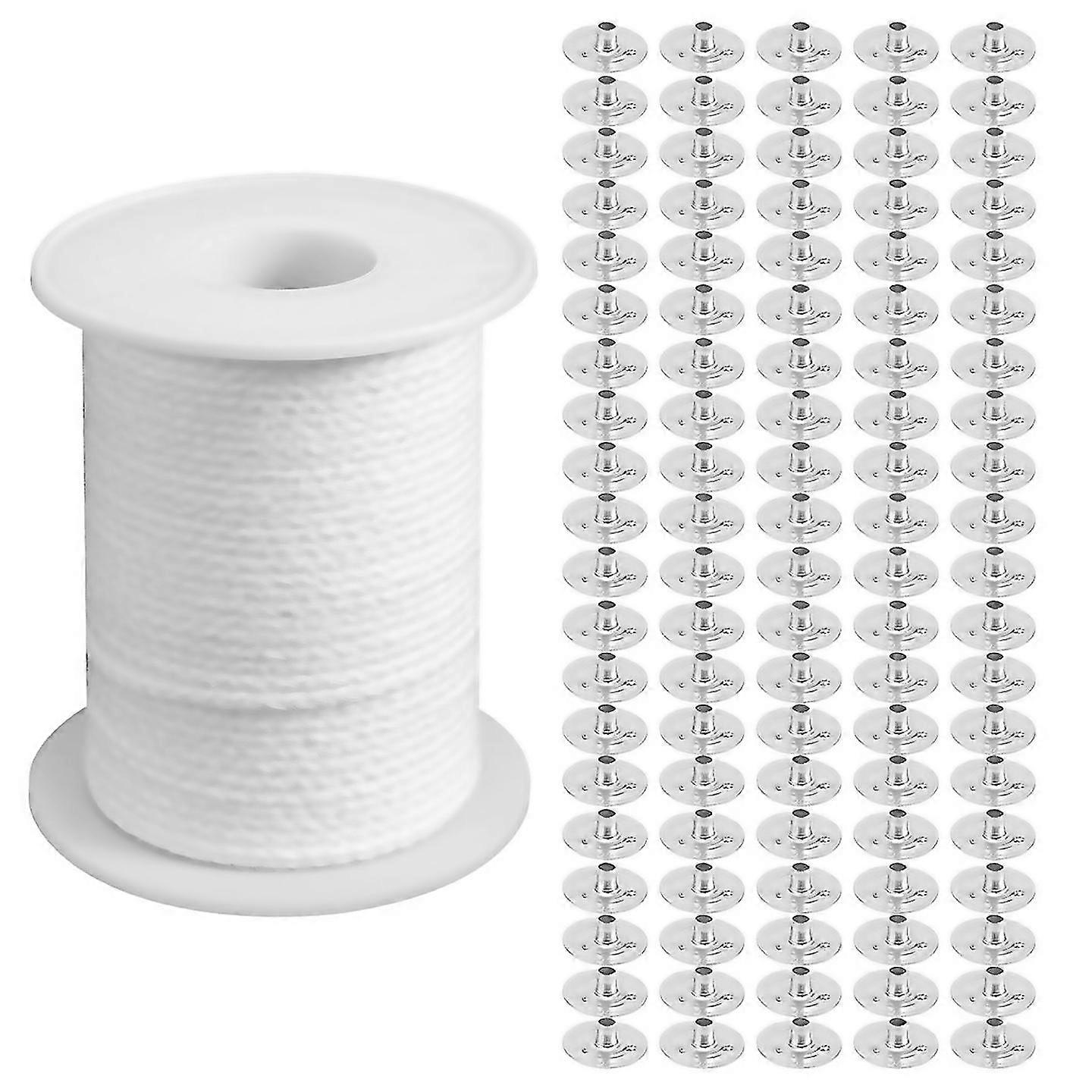 For Candle Diy Tools Set 1 Roll 200ft61m Cotton Candle Wick Core