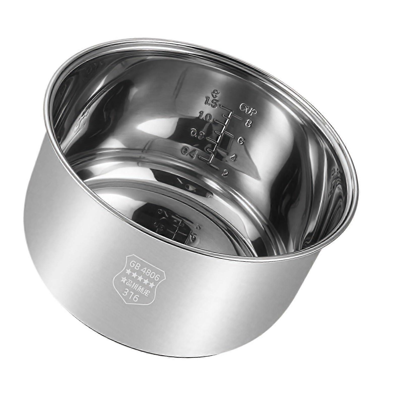 4L, Height 11.8cm, Multifunctional Rice Cooker Insert, Replacement for Midea