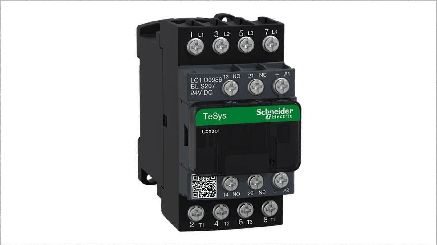 Schneider Contactor 4-pole 20a 440v Coil Lc1d0986bls207