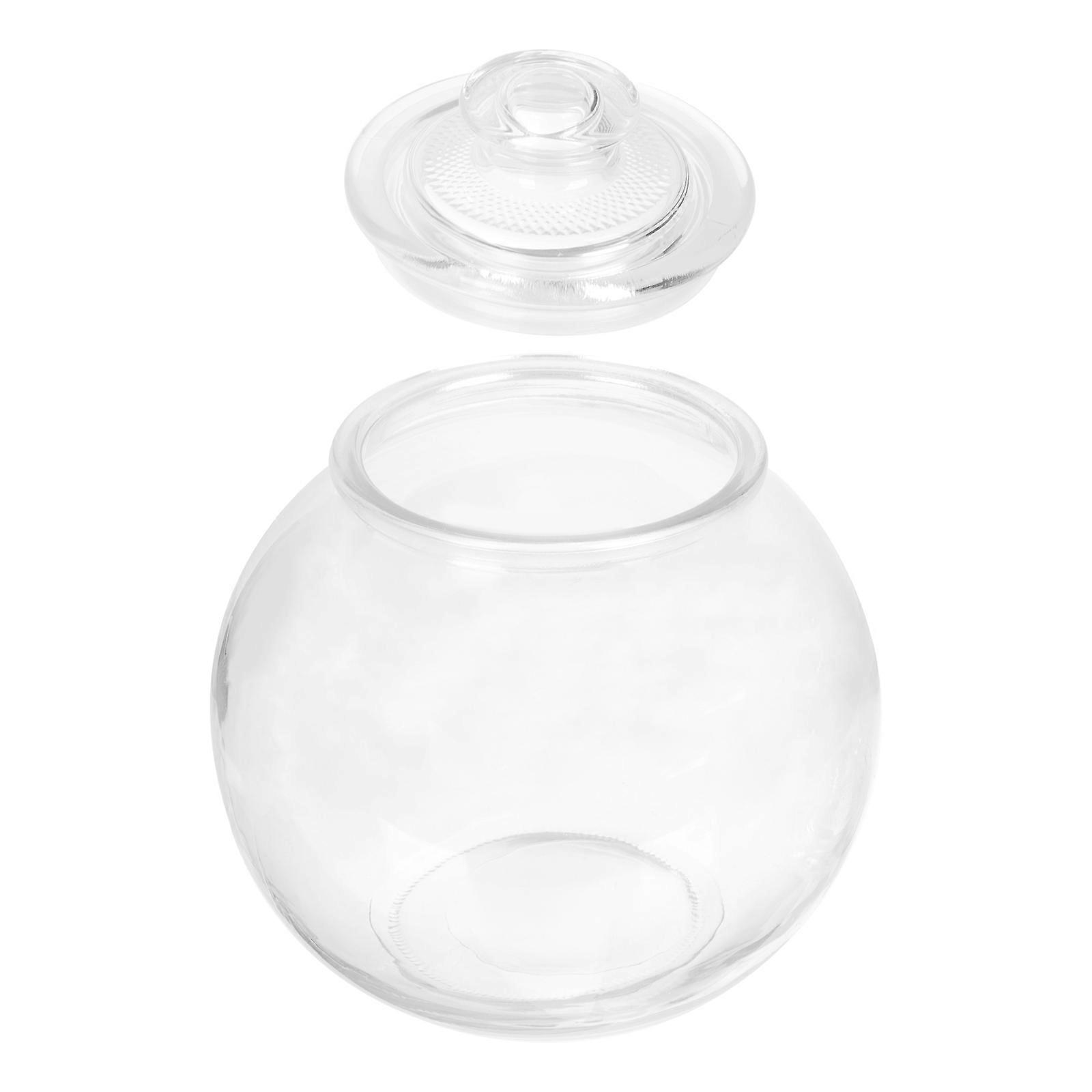 Thickened Transparent Glass Jar with Airtight Lid – Multi Use Food Storage Container for Pickles, Grains, Tea, Powder, and Candy