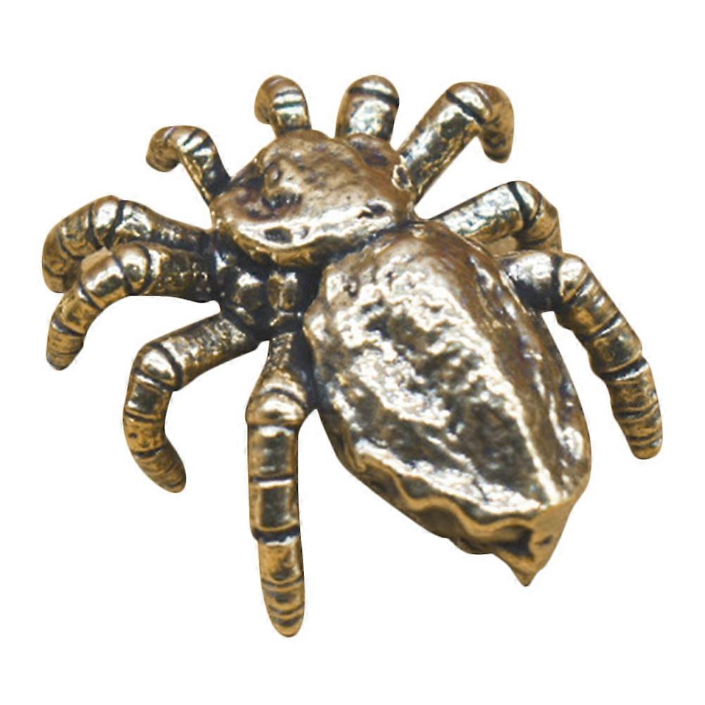 Steampunk Brass Spider Figurine For Unique Home Office Decor In Dining Room And 1 Pcs
