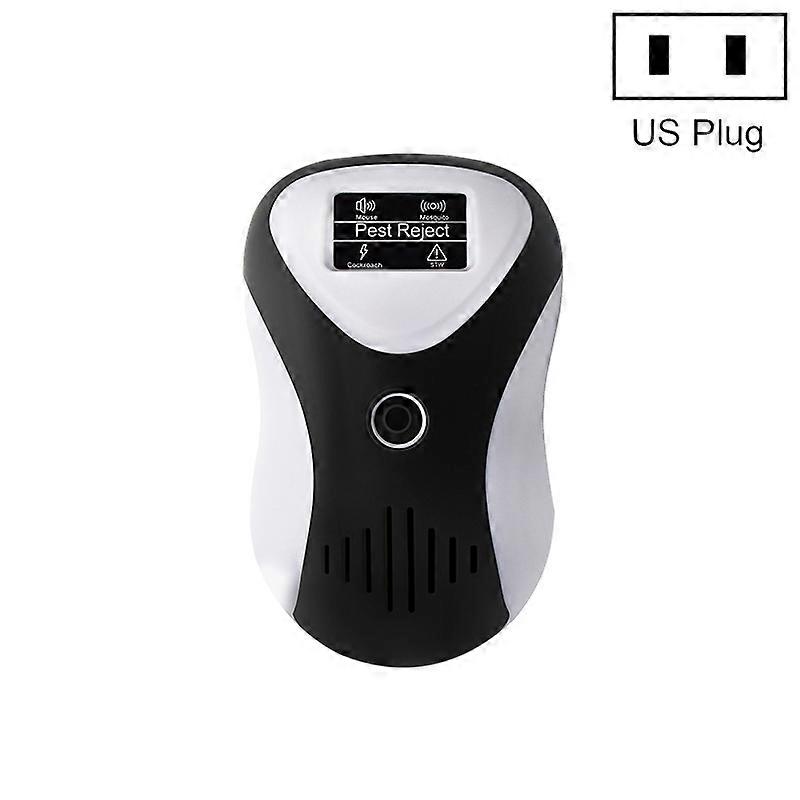 Ultrasonic Mouse Repeller , Plug Type:US Plug Black White+US Plug