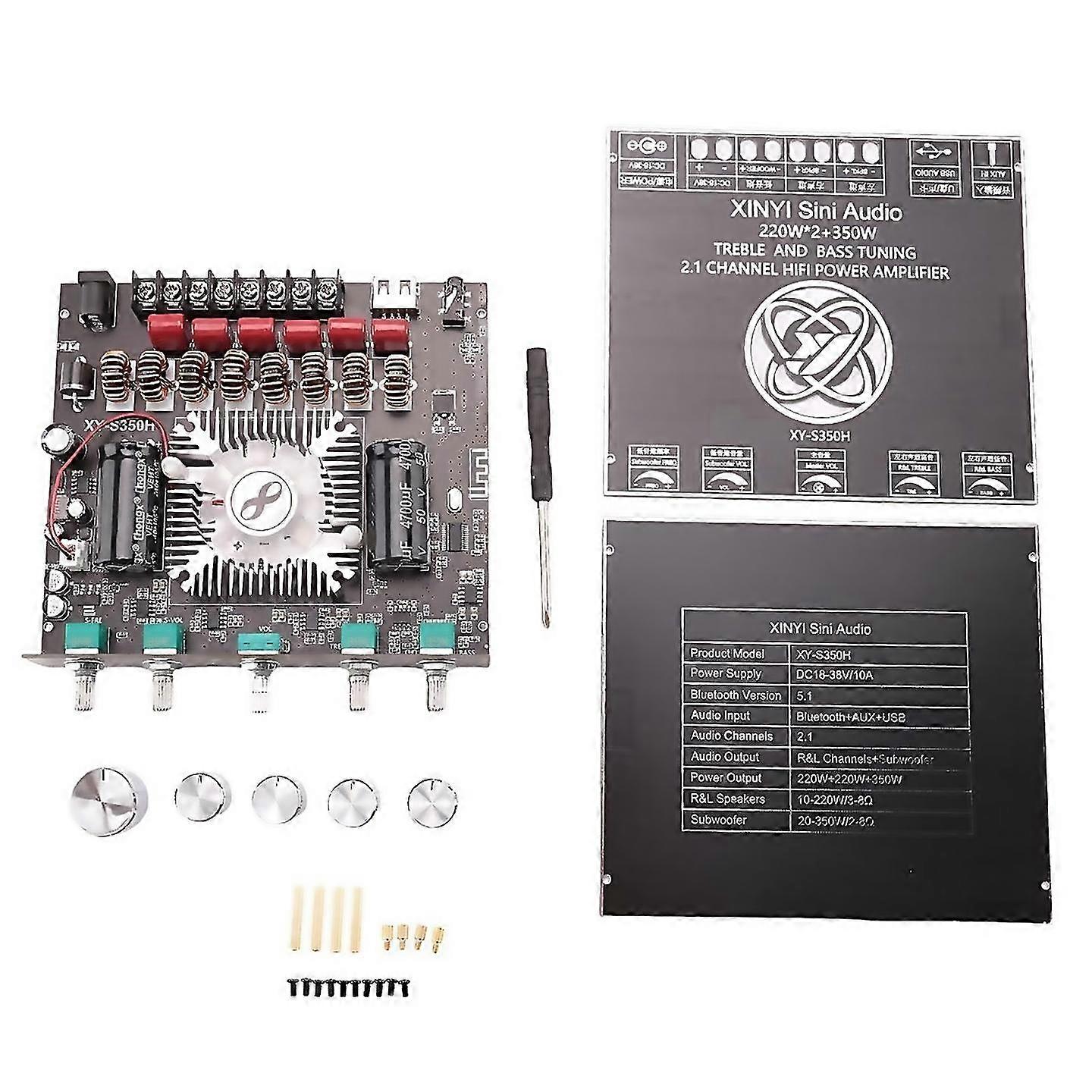 Pour module d’amplification numérique Bluetooth 21channel TPA3251220wx2350w