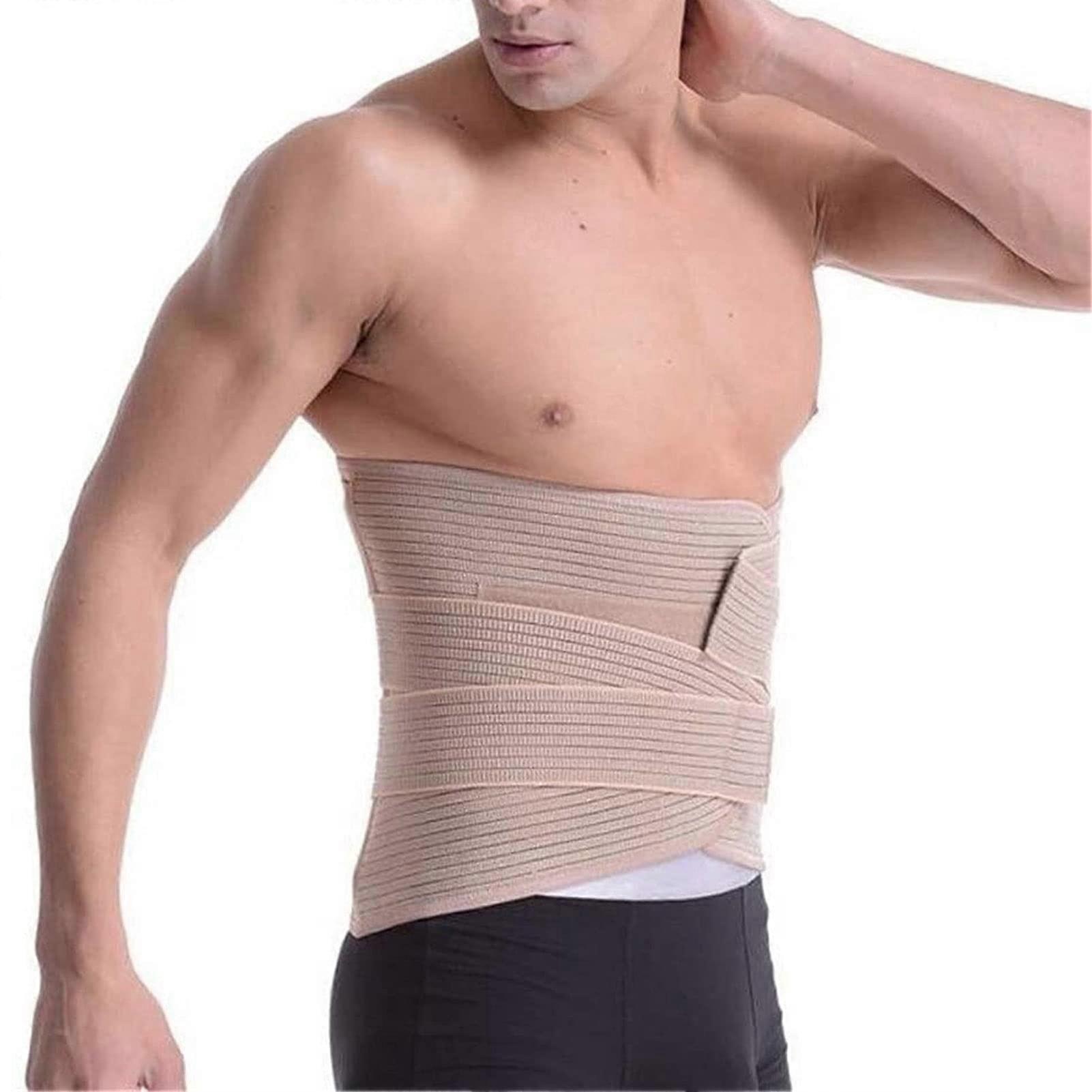 Lumbar Support Belt Full Back Brace with Double Pull Design, Breathable Material, Adjustable Waist and Shoulder Corrector