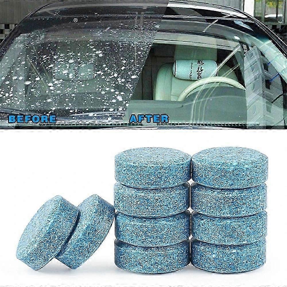 Solid Cleaner Car Windscreen Cleaner Effervescent Tablet Auto Wiper Glass Solid Cleaning Concentrated Tablets Detergent