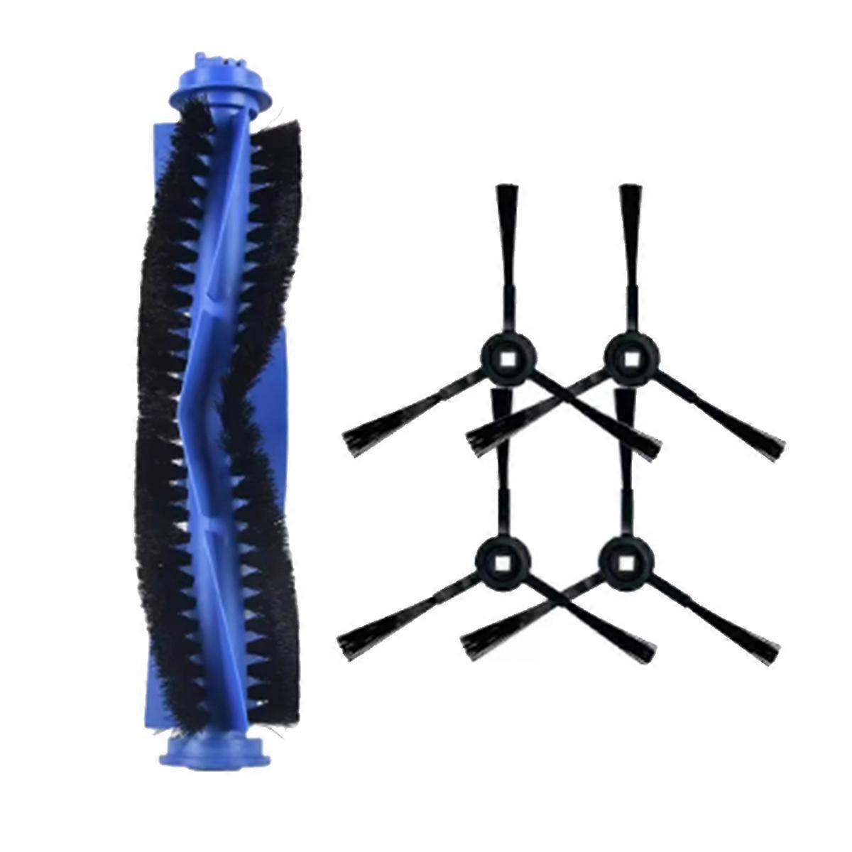 For RoboVac L35/L35 Hybrid Robot Vacuum Cleaner Cleaning Replacement Parts 4pcs Side Brush+1pc Main