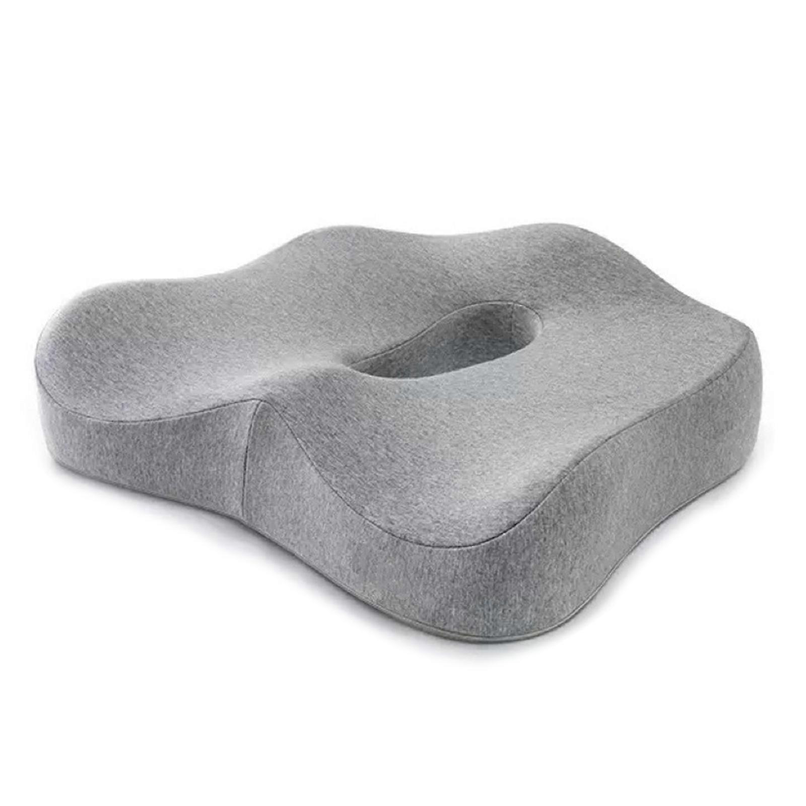 Large Memory Foam Seat Cushion for Office Chair Car Home Use Tailbone Pains Relief and Posture Support Multicolor