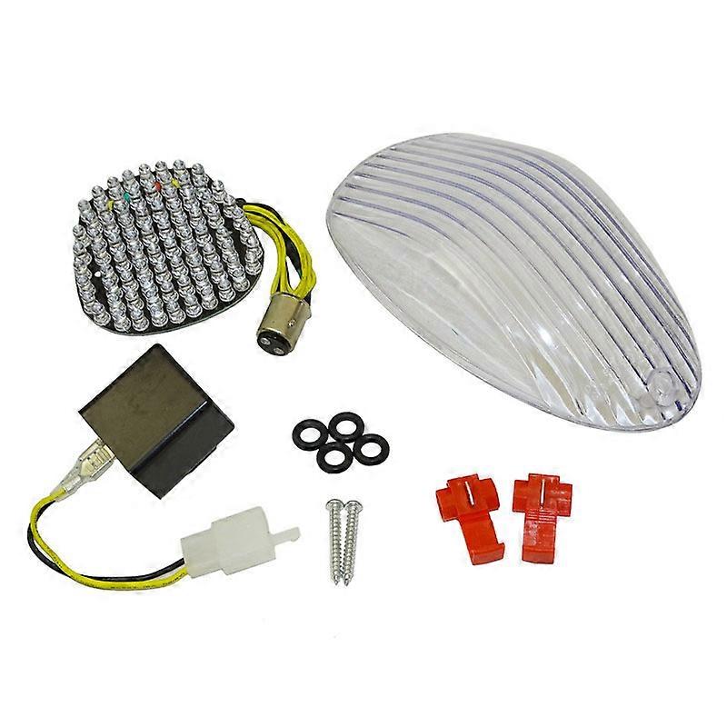 For Kawasaki Vulcan 900 Classic LT Custom 2006 2007 2008-2014 E-Mark Rear Tail Light Brake Turn Signals Integrated LED Light