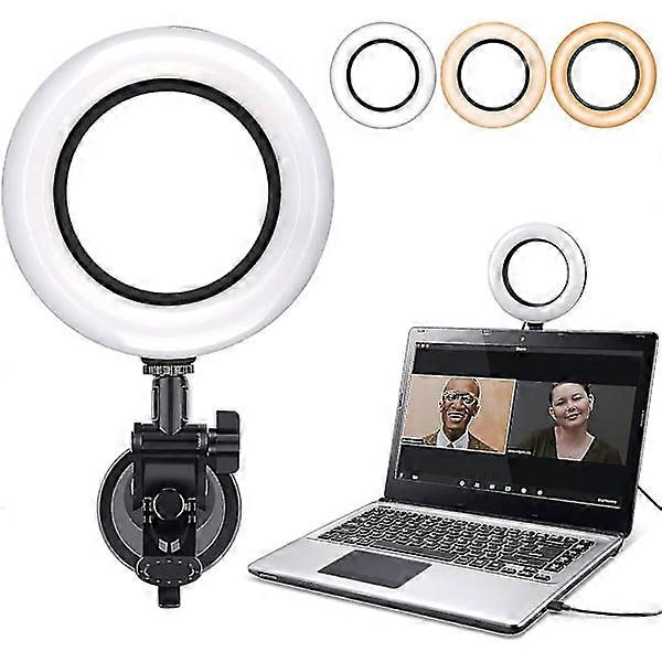 Video Conferencing Lighting Kit Dimmable 6500k Ring Light