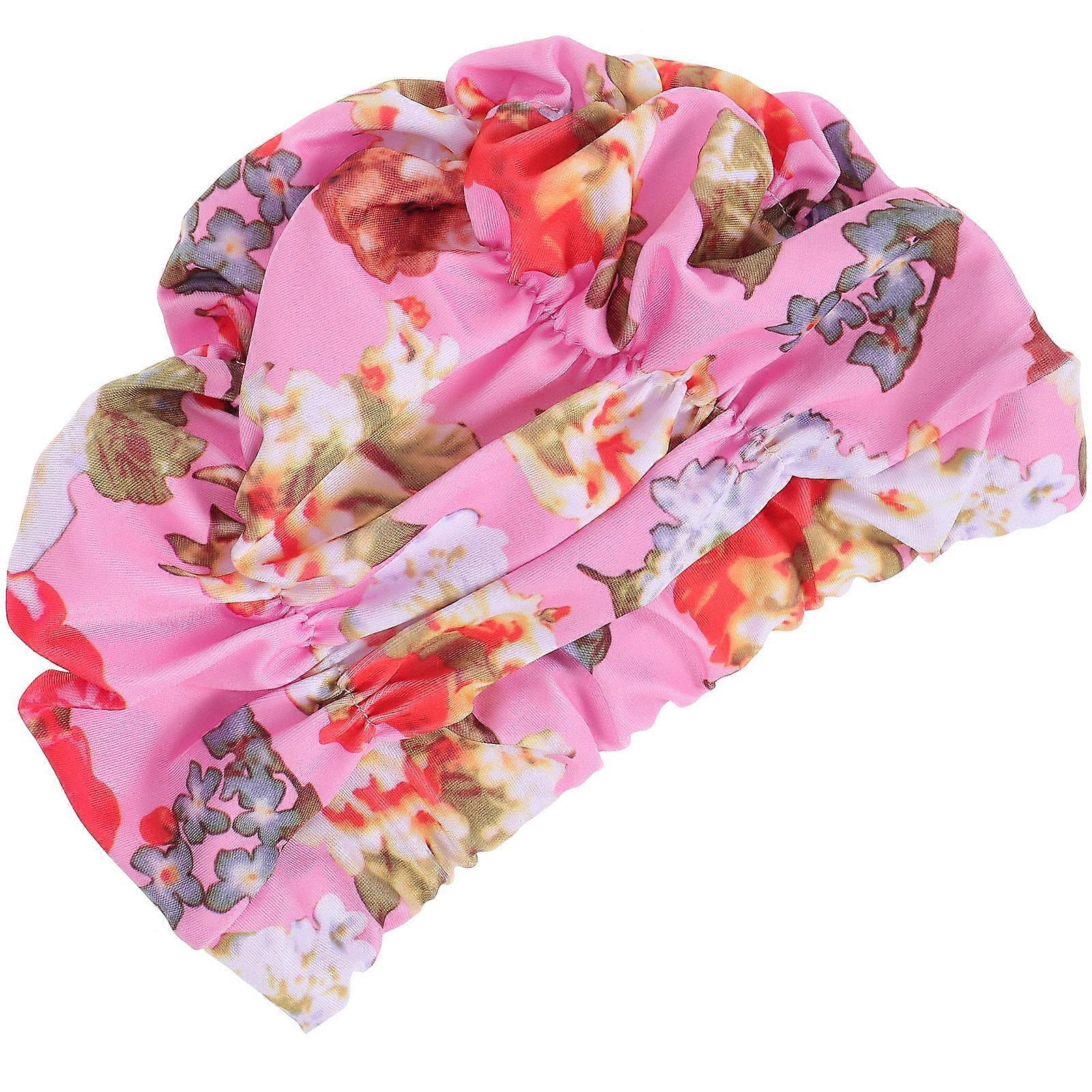 Swim Caps Women Swim Hat for Swimming Chinlon Material Durable Cap