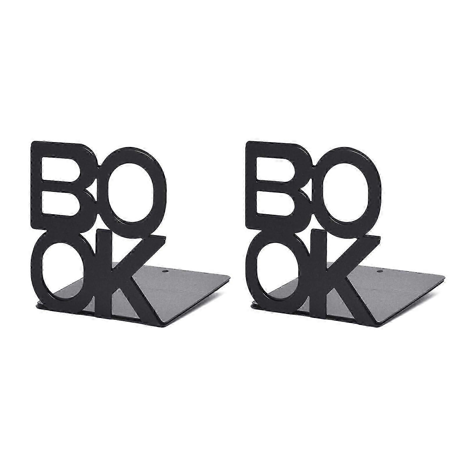 Non-Slip Metal Bookends for Decorative and Functional Use on UK Shelves and Desks