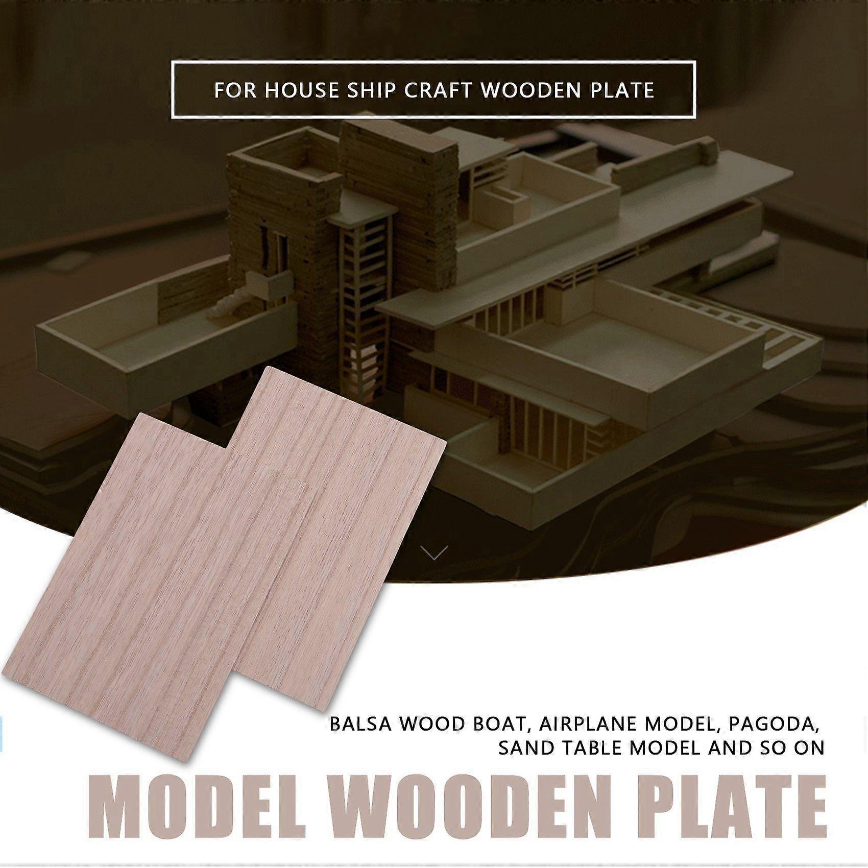 10x Balsa Wood Sheets 150x100x2mm – Ideal For DIY Model Houses, Ships & Aircraft