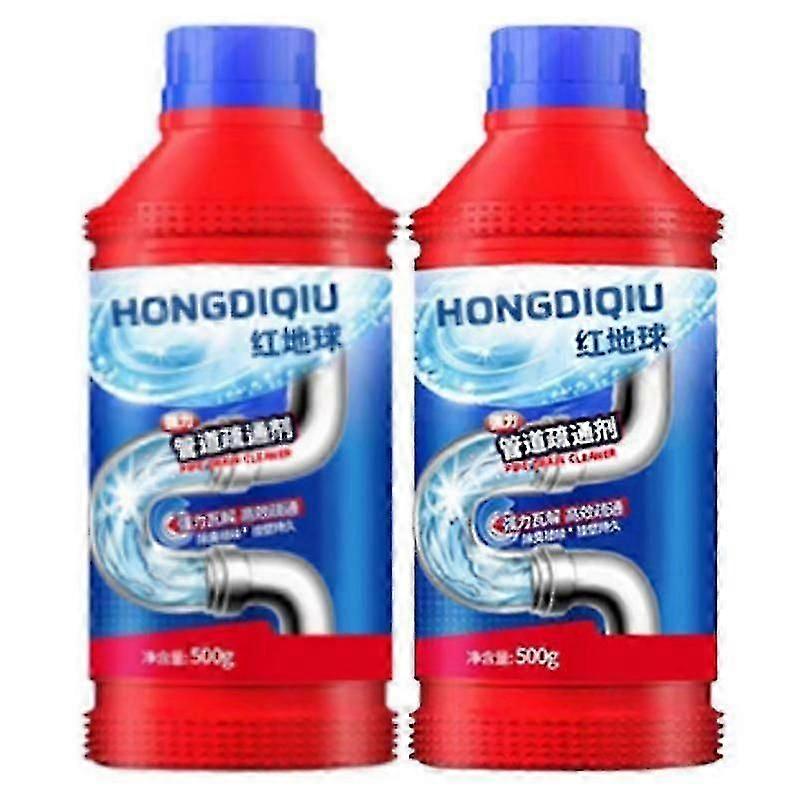2x Pipeline Dredging Agent Liquid Plumber Drain Cleaner Clog Remover Pipeline Dredging Agent 300g