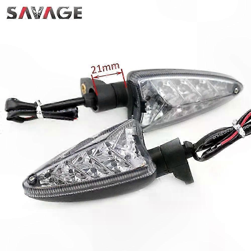 Universal LED Turn Signal Light for Motorcycles - Front/Rear Indicator Lamp Compatible with Street Triple Tiger Daytona Speed Models