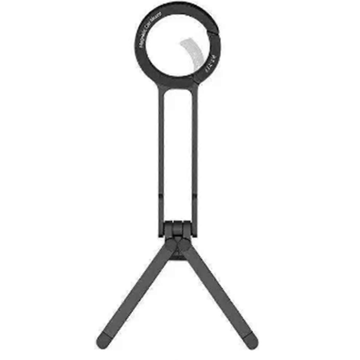 Alloy Phone Tripod Carabiner-Mounted for Phone Portable Dual-Sided Magnetic Tripod Desk Mount Phone Handle Holder